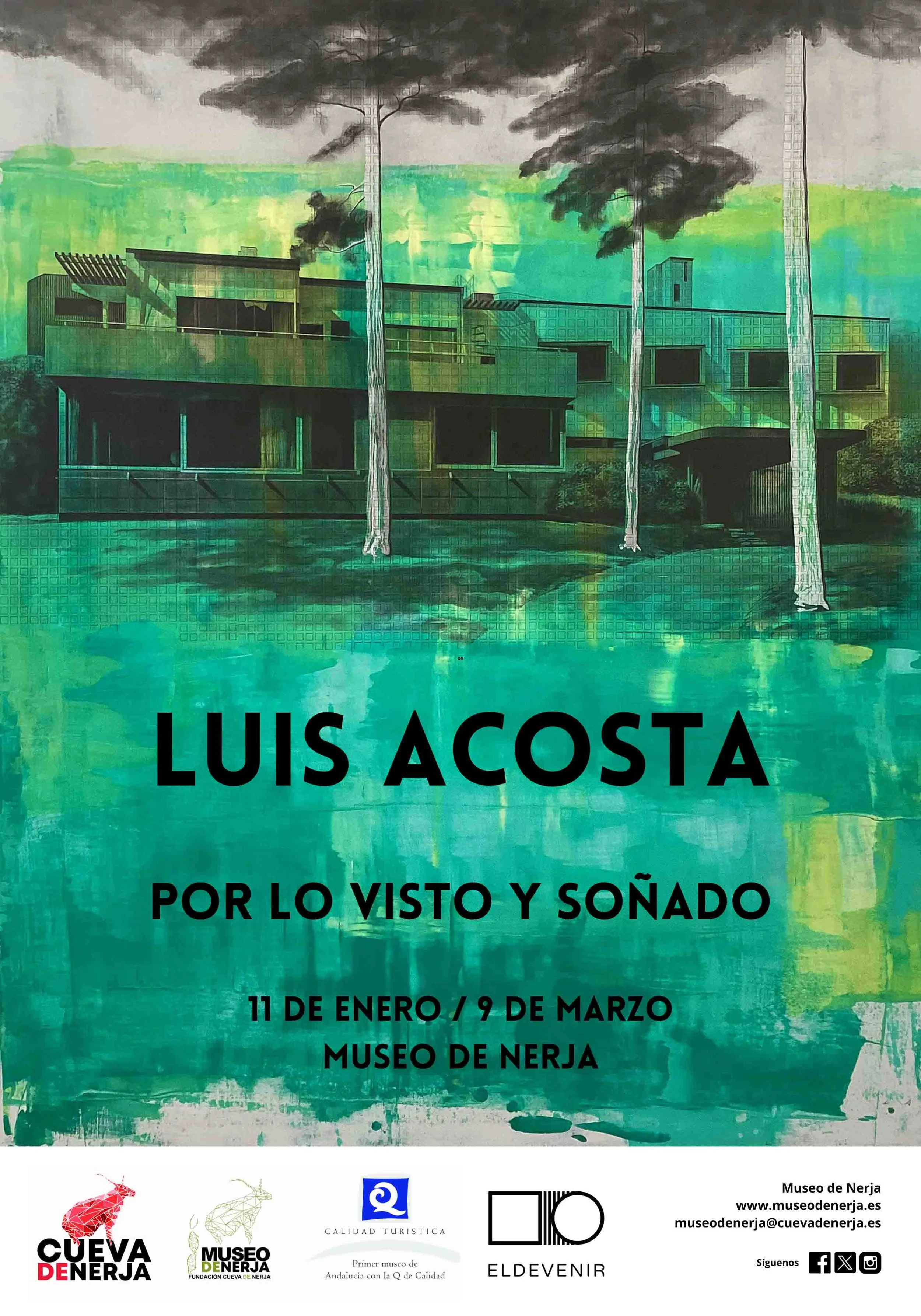 Luis Acosta inaugura exposición individual en el Museo de Nerja