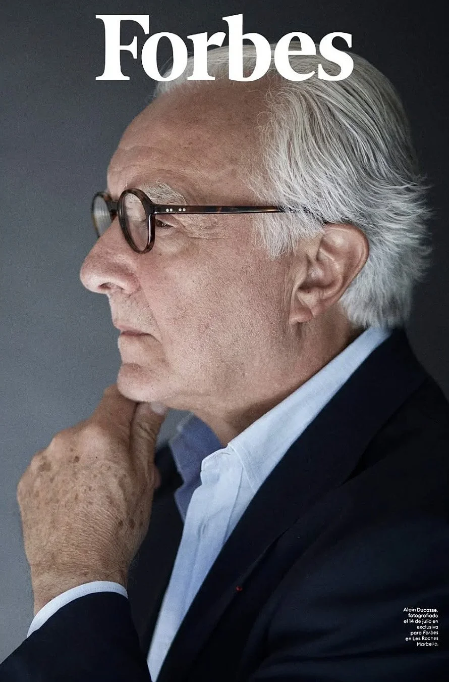 Alain Ducasse, 2022. Retrato para Forbes