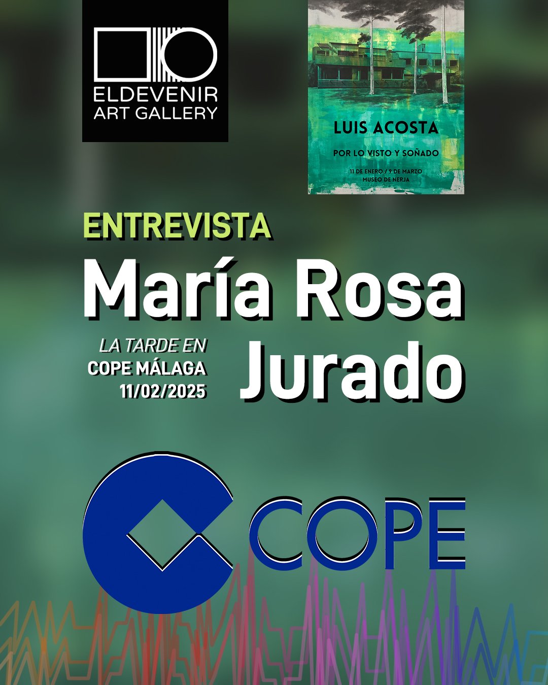 𝗣𝗮𝗿𝘁𝗶𝗰𝗶𝗽𝗮𝗺𝗼𝘀 𝗲𝗻 𝗲𝗹 𝗽𝗿𝗼𝗴𝗿𝗮𝗺𝗮 “𝗟𝗮 𝗧𝗮𝗿𝗱𝗲 𝗲𝗻 𝗖𝗢𝗣𝗘 𝗠𝗮́𝗹𝗮𝗴𝗮” 