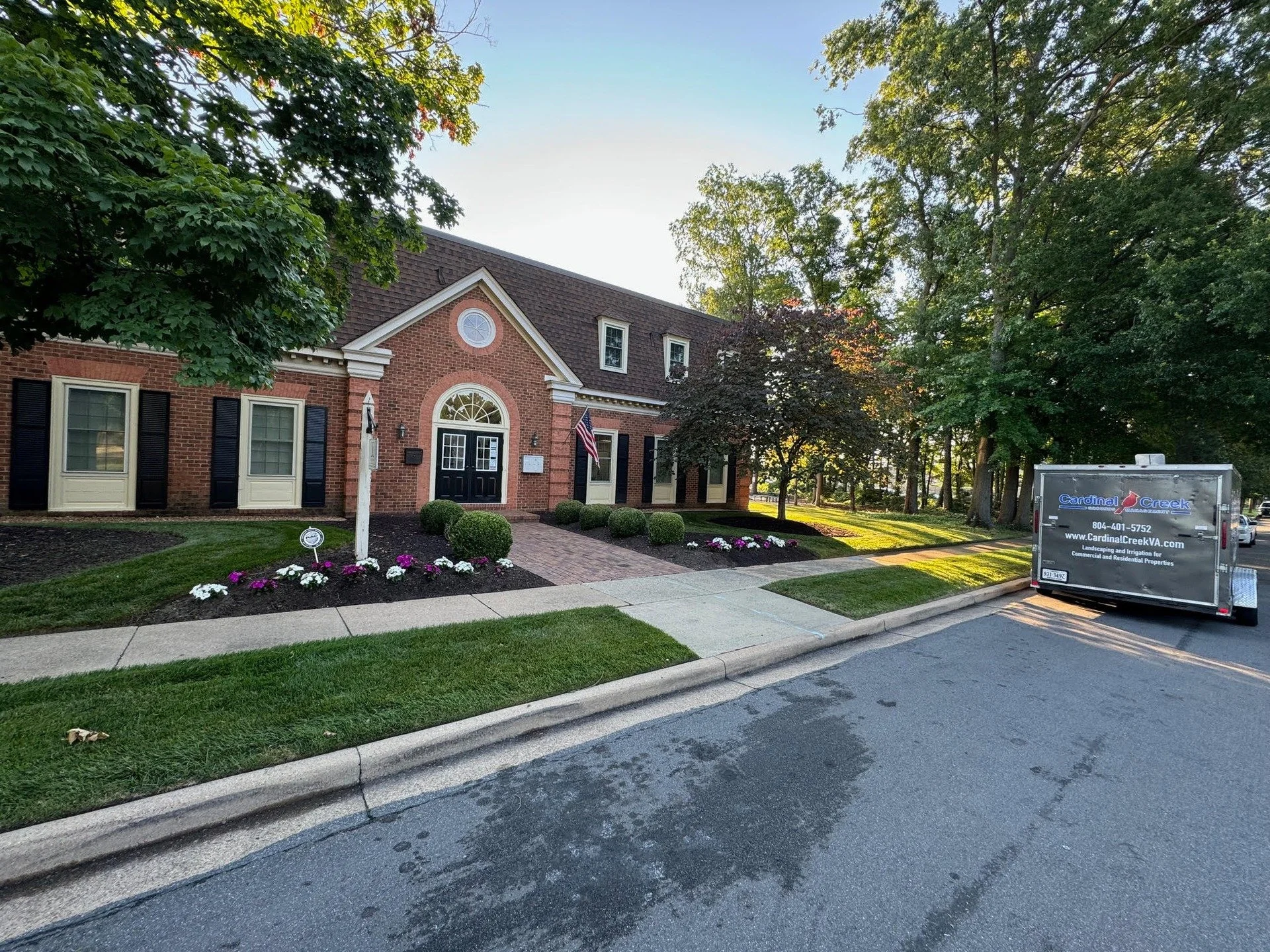 Nothing like a crisp, clean entry to welcome your clients