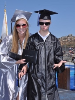 He might have not wanted to show a smile, but I'm so proud that Michael made it onto the stage for graduation :)