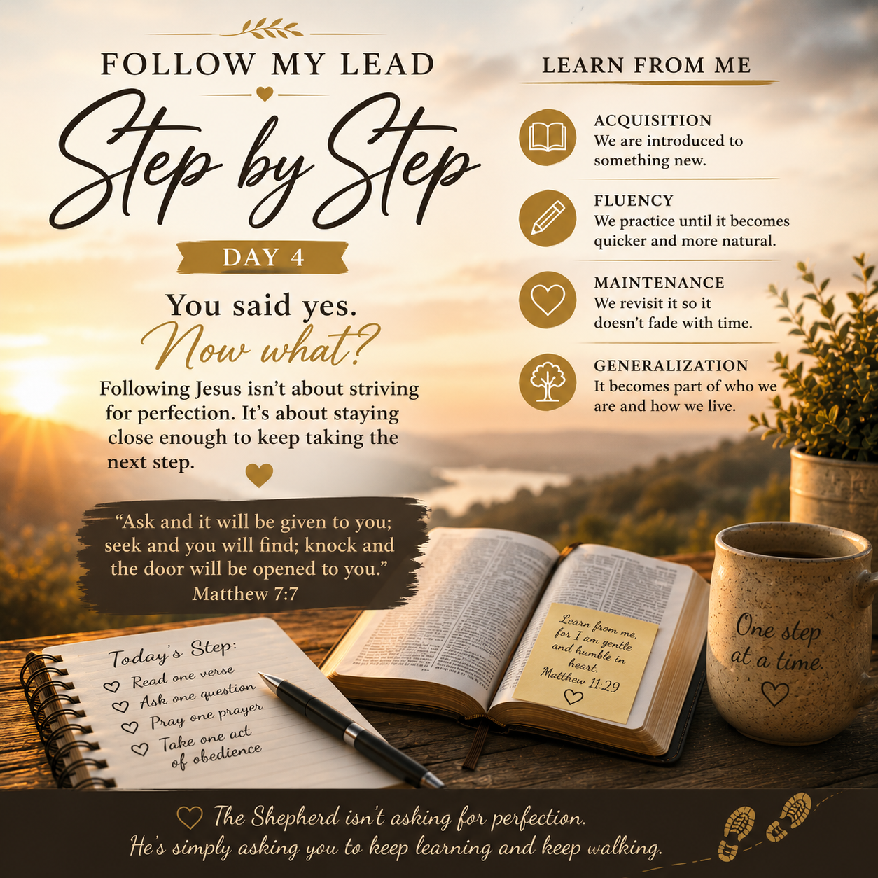 Follow My Lead: Step by Step 