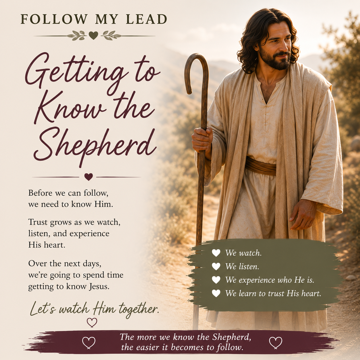Follow My Lead: Getting to Know the Shepherd