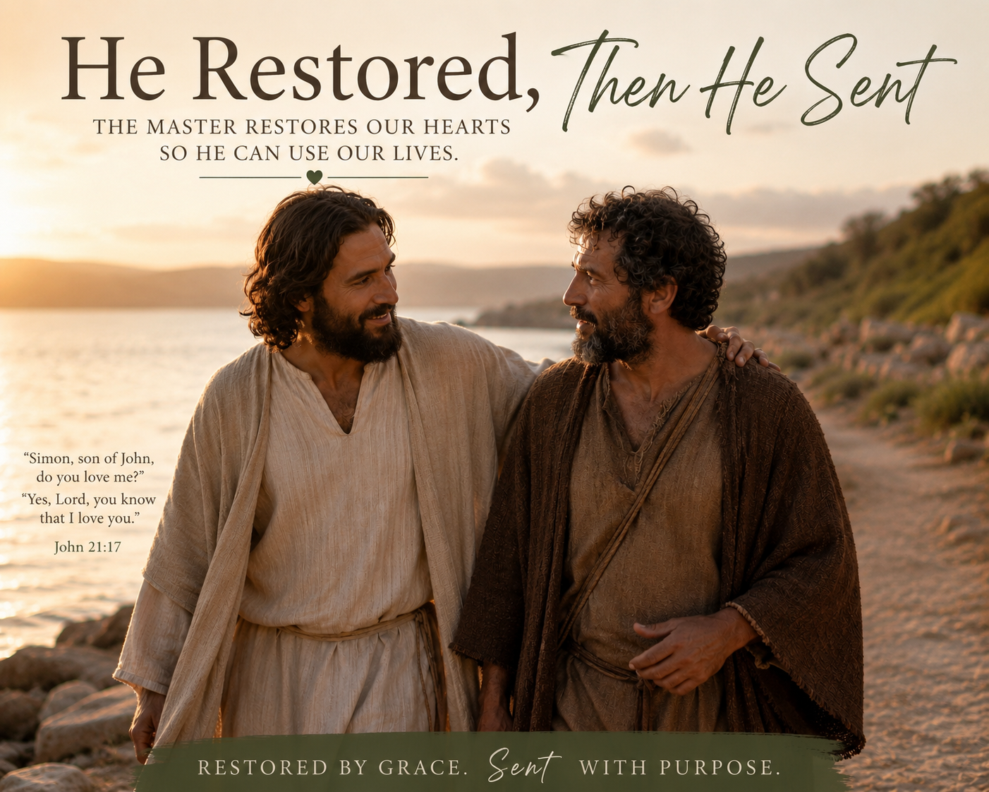 FOLLOW MY LEAD He Restored, Then He Sent