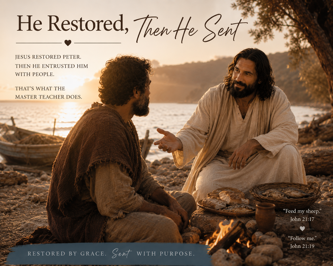 FOLLOW MY LEAD  Day 3: He Restored, Then He Sent