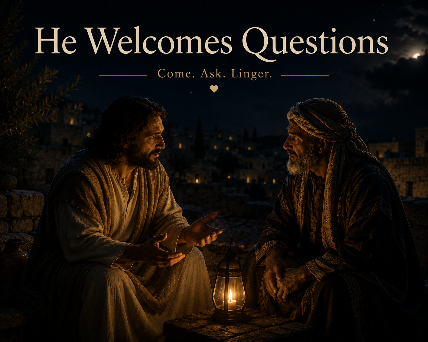FOLLOW MY LEAD: HE WELCOMES QUESTIONS