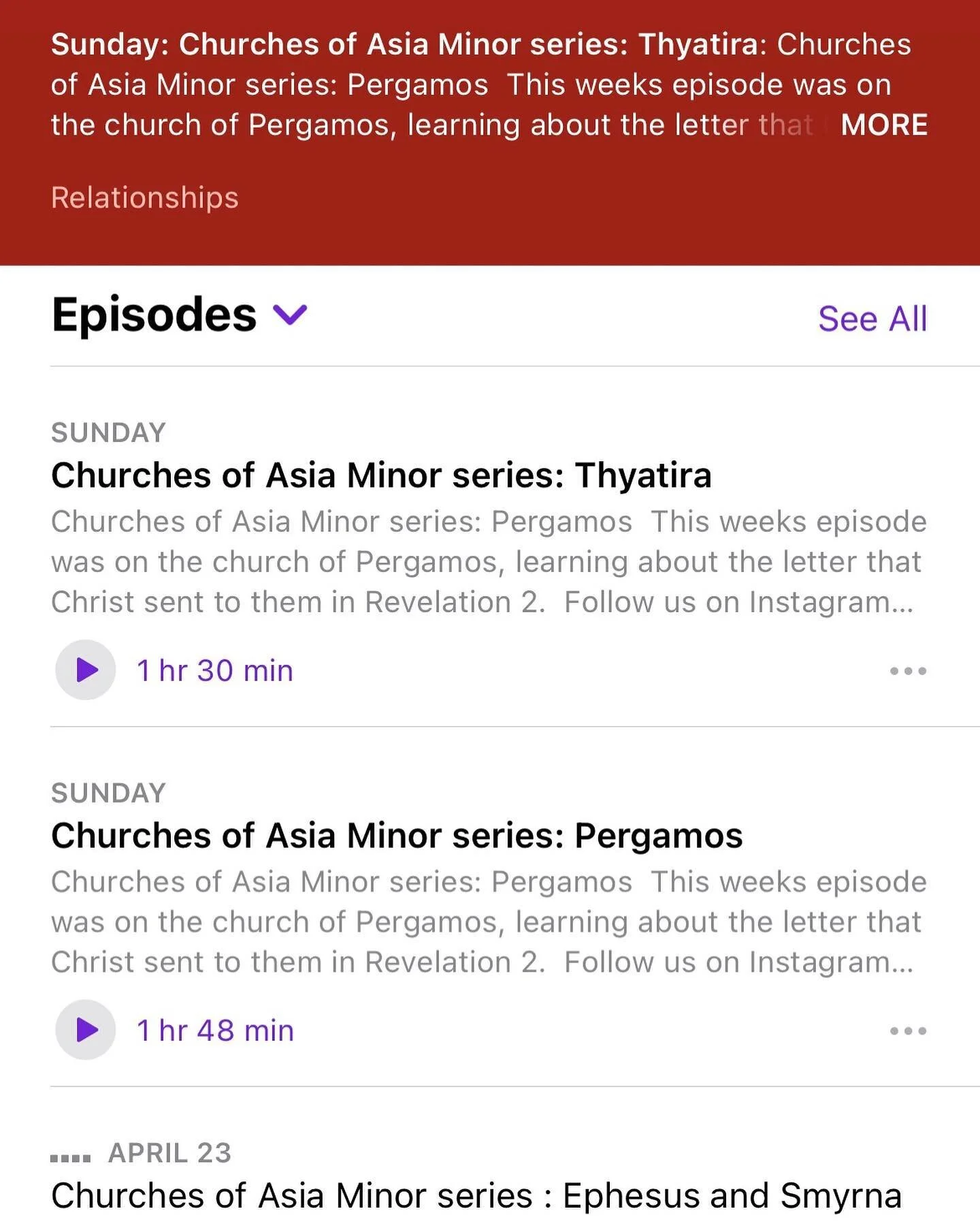 Don&rsquo;t forget to check out our last Bible studies 

Available on Spotify and Apple Podcast
&ldquo;Pray first Bible Study&rdquo;
