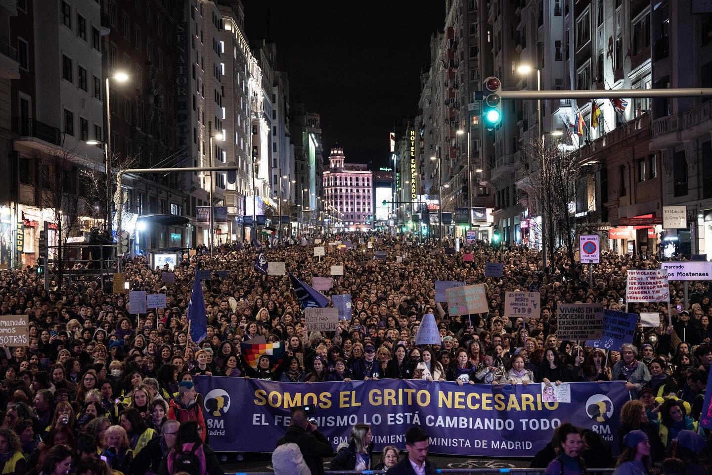 8 de marzo de 2023. Manifestaci&oacute;n del 8M.

Cobertura para @gtresnews