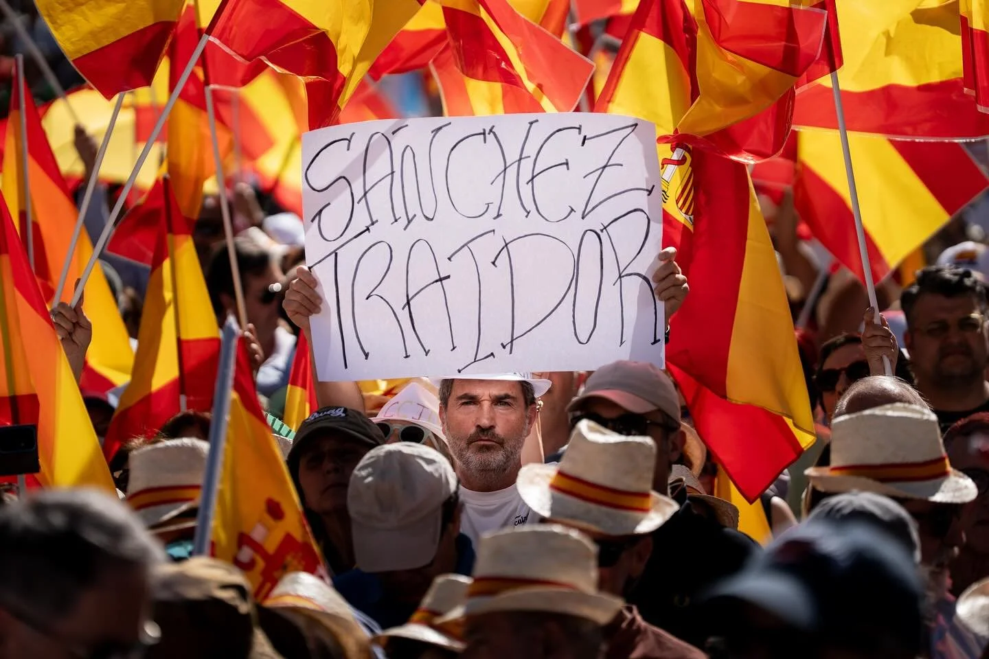 8 de junio de 2025. Movilizaci&oacute;n del Partido Popular contra el gobierno de Pedro S&aacute;nchez.

Coberturas para @gtresonline