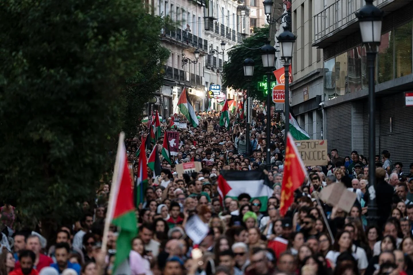 2 de octubre de 2025. Protestas en Madrid por el abordaje de la flotilla de Gaza.

Cobertura para @gtresonline