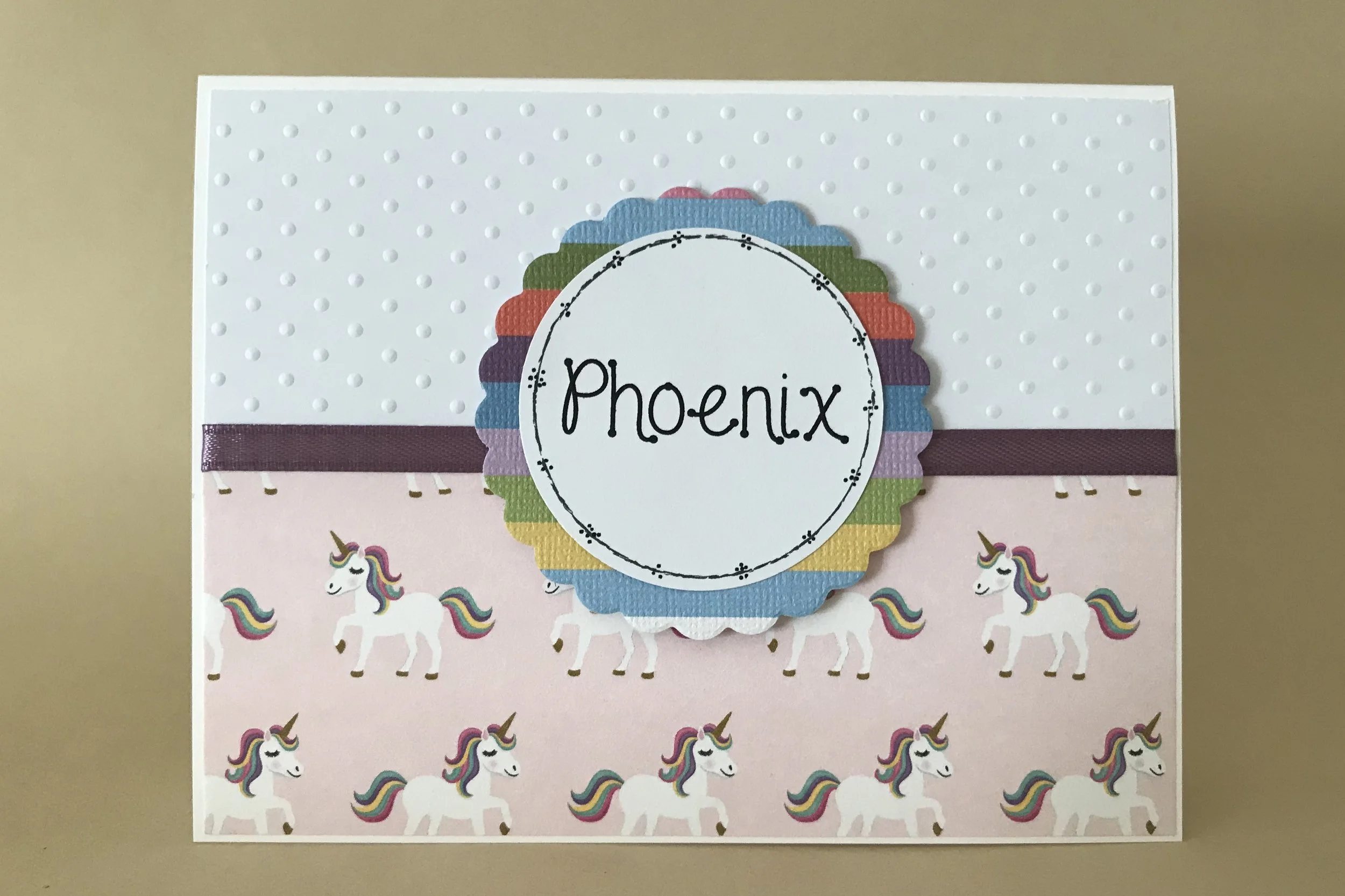 Over The Rainbow (personalized)