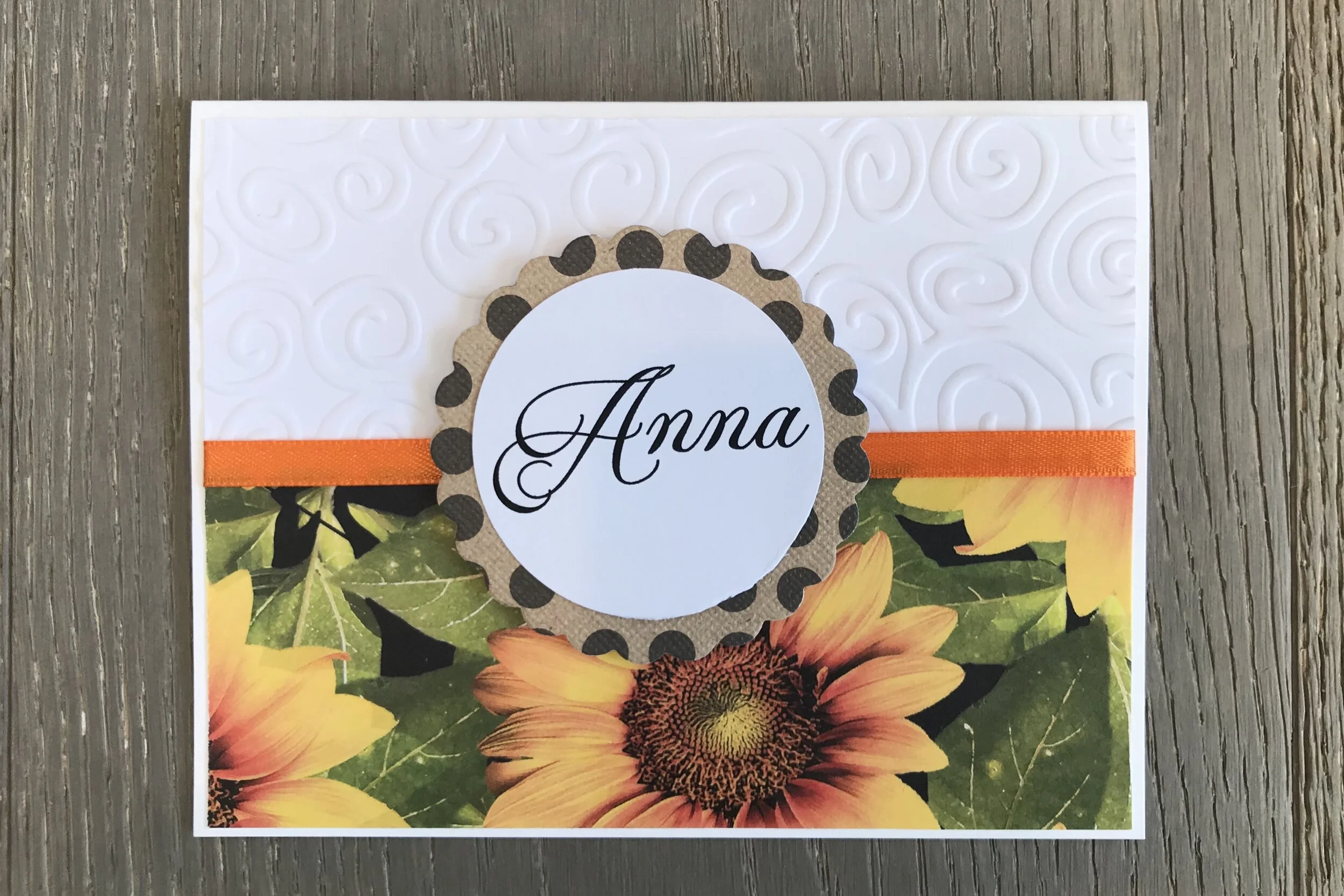 Sunflower (Personalized)