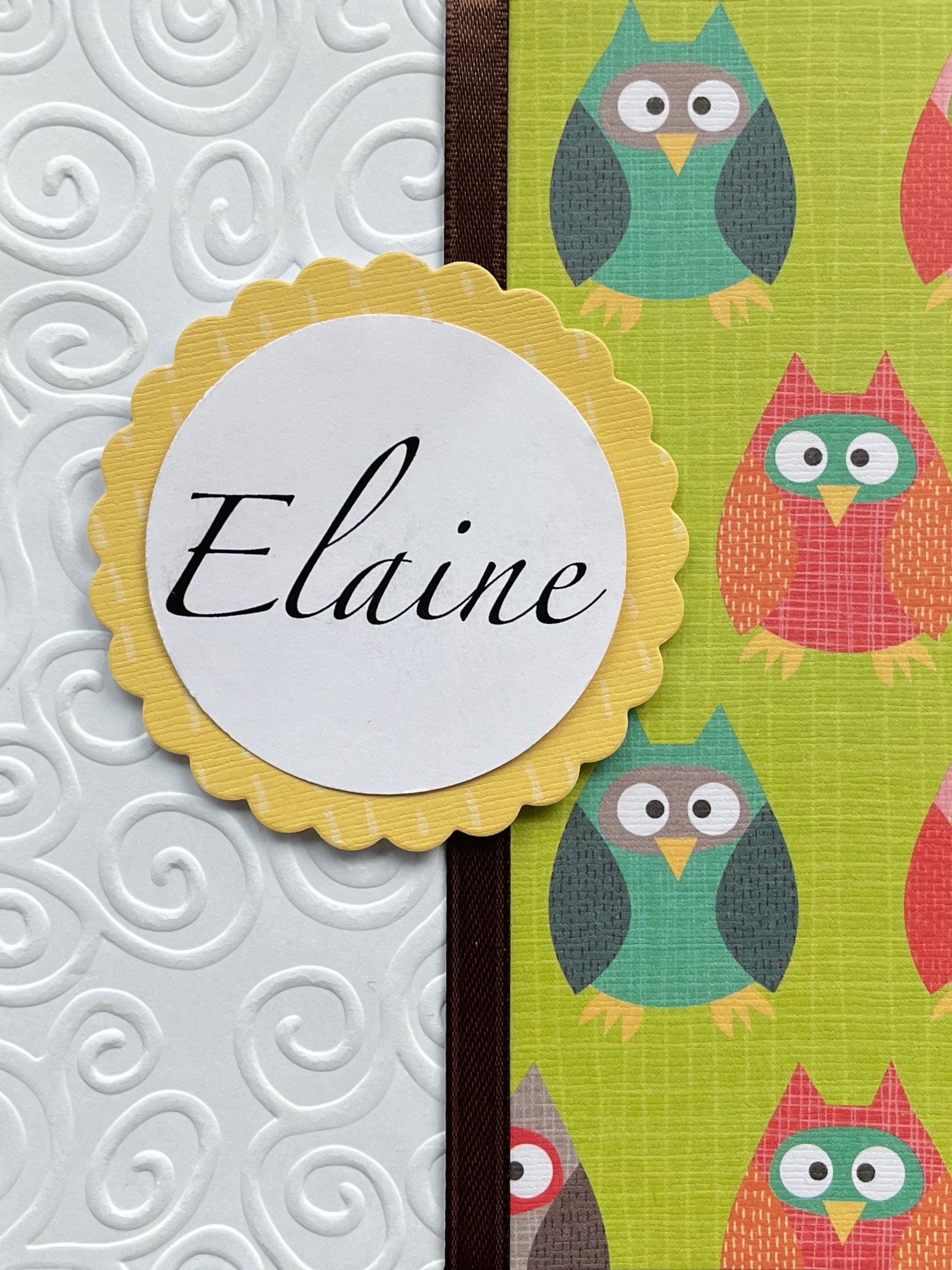 Give A Hoot! (Personalized)