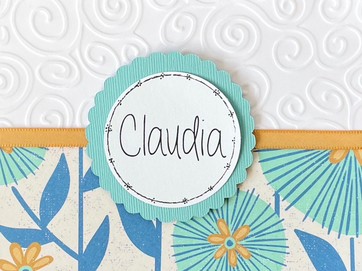 Aqua Bloom Personalized