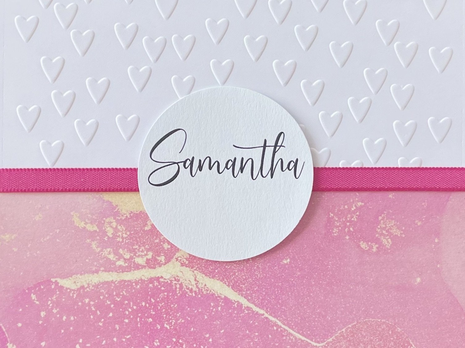 Tranquil Pinks (personalized)