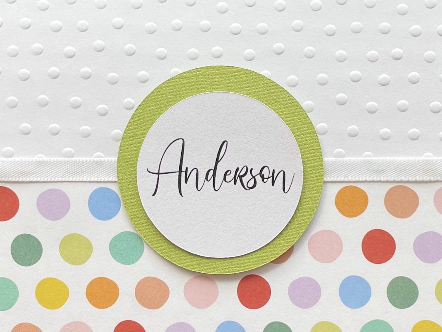 Happy Dots (personalized)