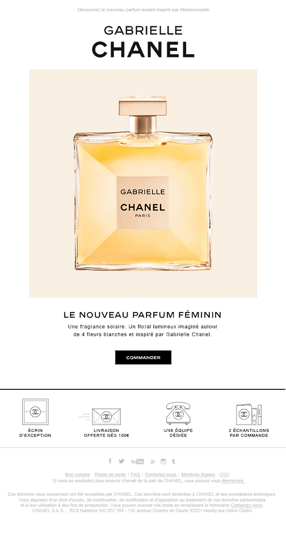  Fragrance emailing 