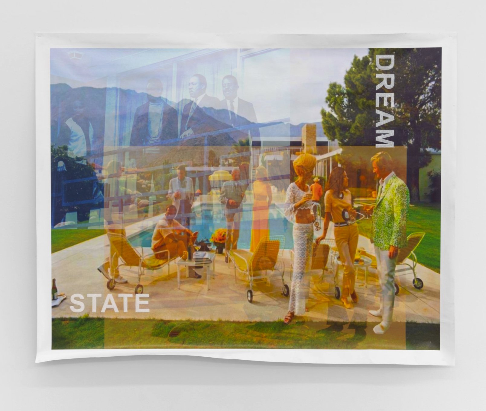 current show - chicago oil text and collage appropriation