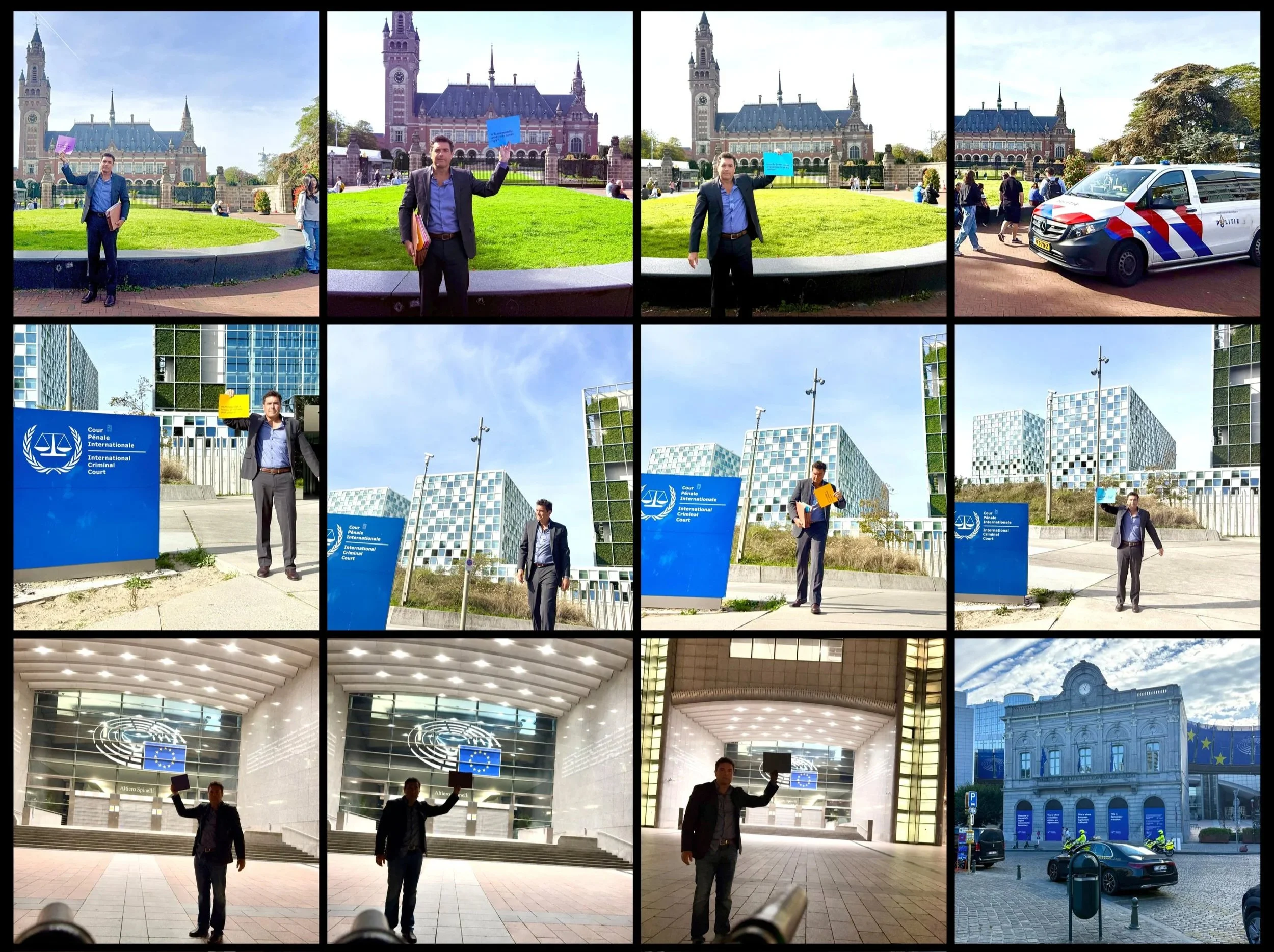  site specific performance  international court of justice, international criminal court, and parliament of the european union  brussels and the hague  2026     