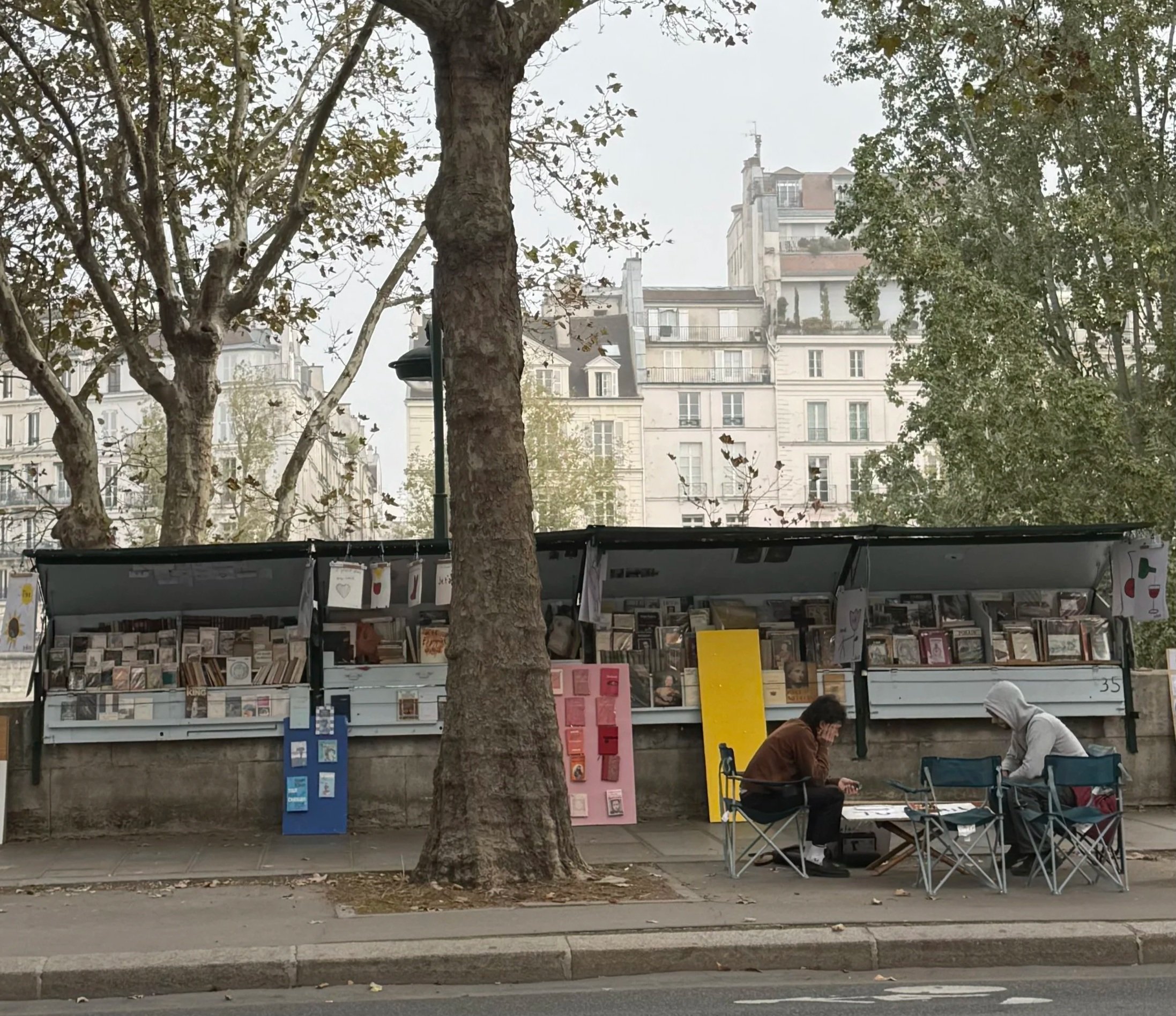  how whole days are spent on the left bank     