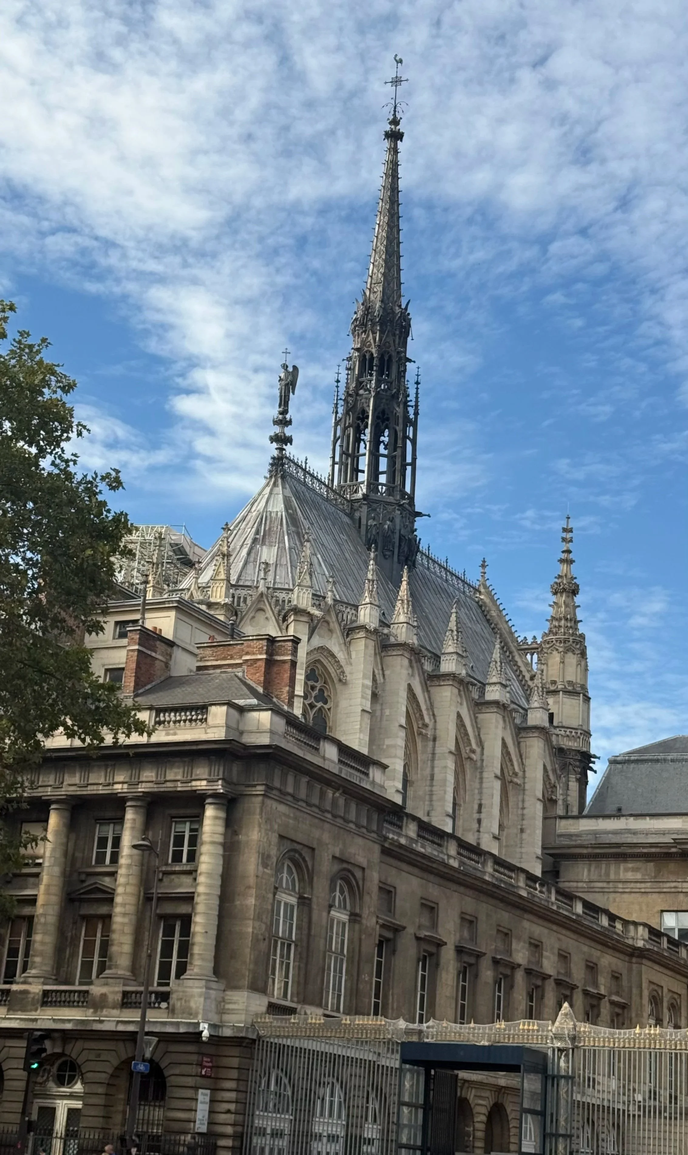  Sainte-Chapelle was finished in 1248 AD …  … recent compared to what will come next …     