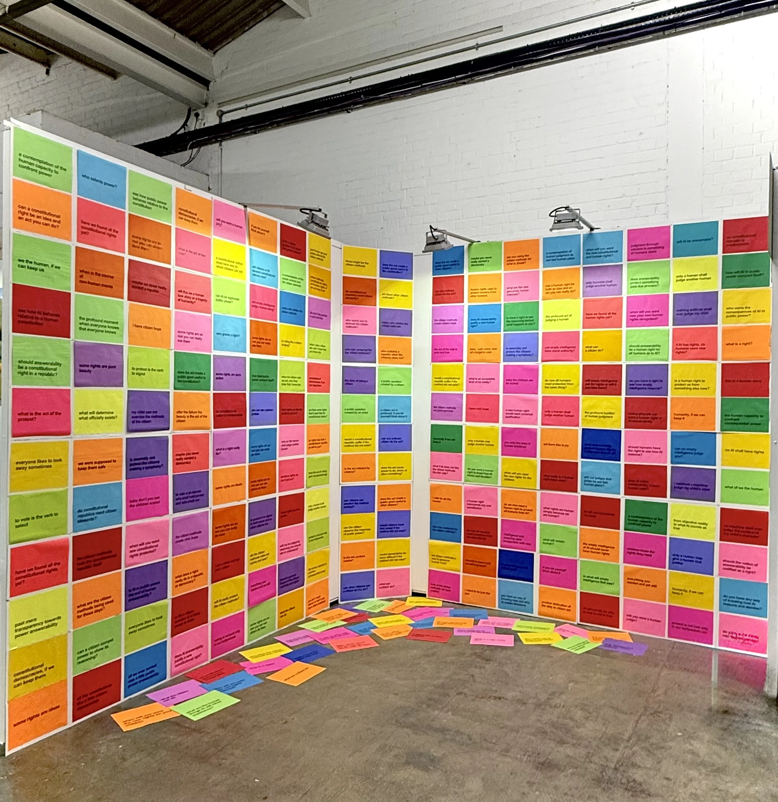  installation view  3m x 3m x 2.65 m     