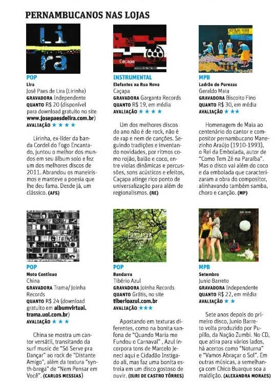 FOLHA DE SP - ILUSTRADA (SP 19 outubro 2011)