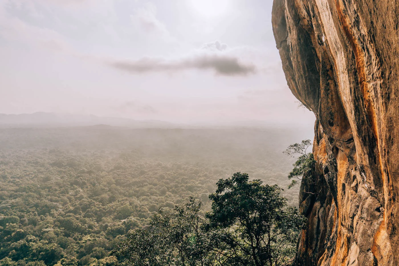The views as you zig-zag up and around Sigiriya Rock are incredible! Take some time to soak them in.