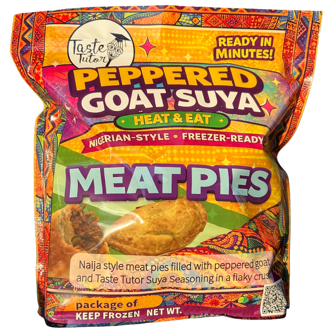 PEPPER GOAT SUYA MEAT PIES - 10 pack