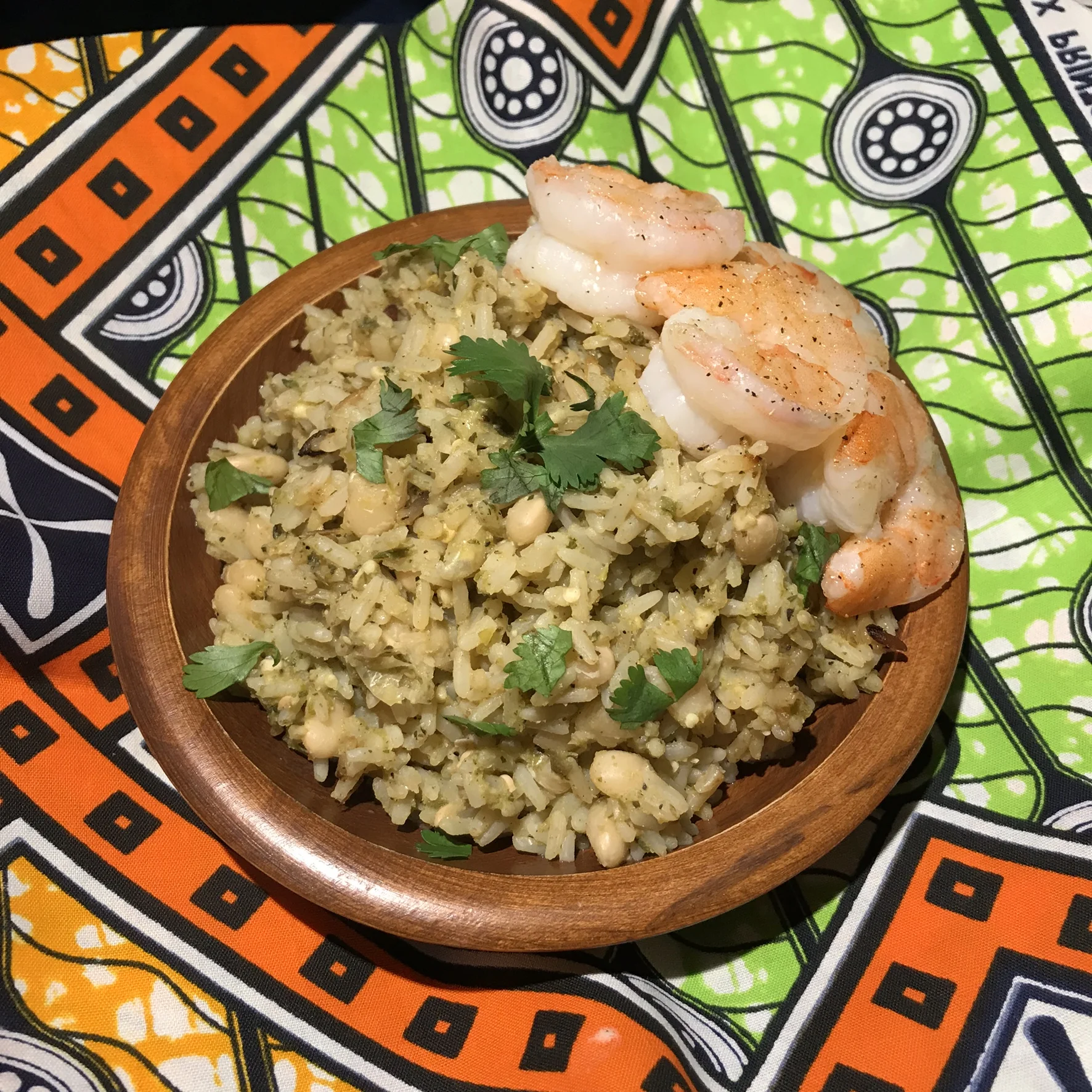ROASTED TOMATILLO HATCH CHILI VERDE BEANS &amp; RICE