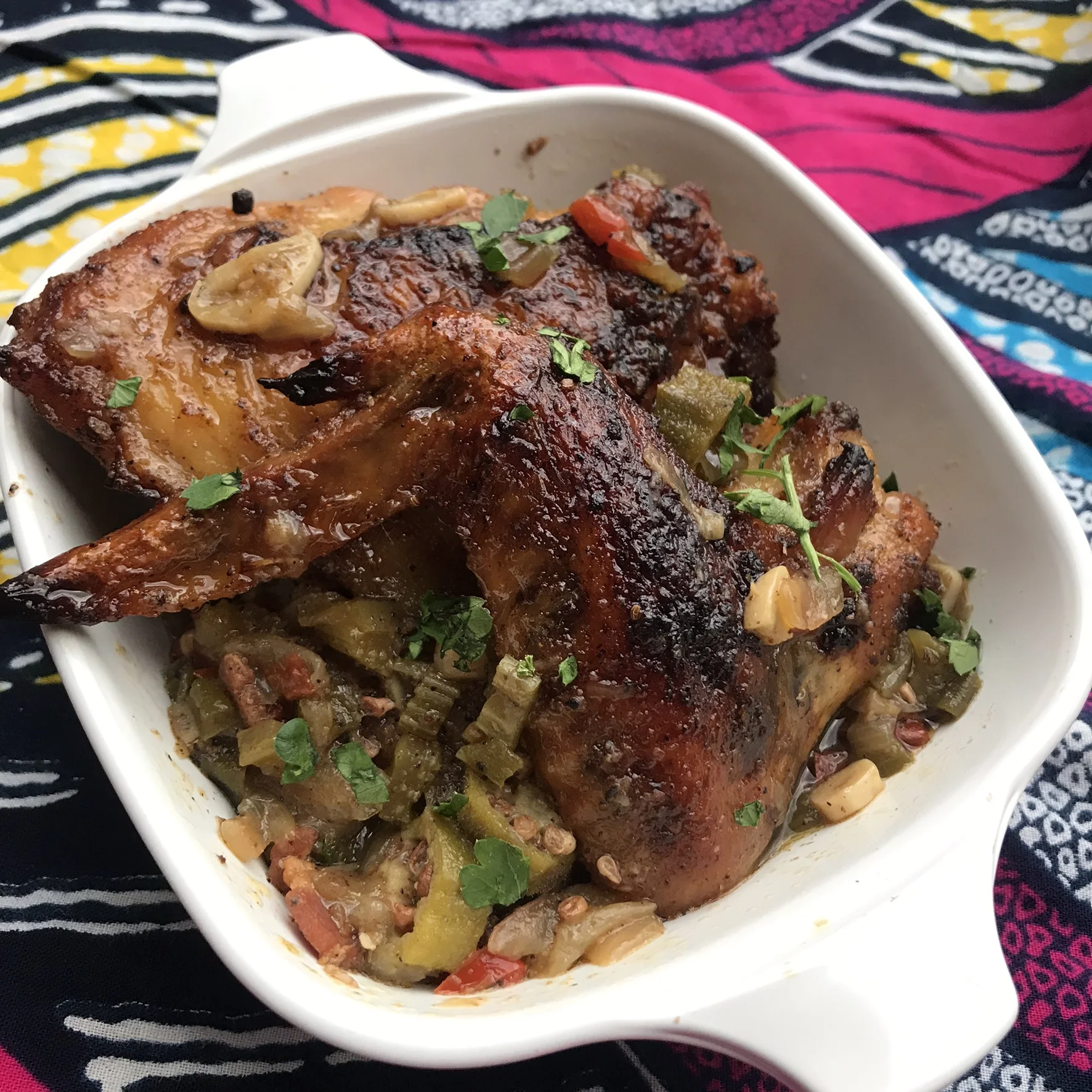 OKRA ROASTED CHICKEN