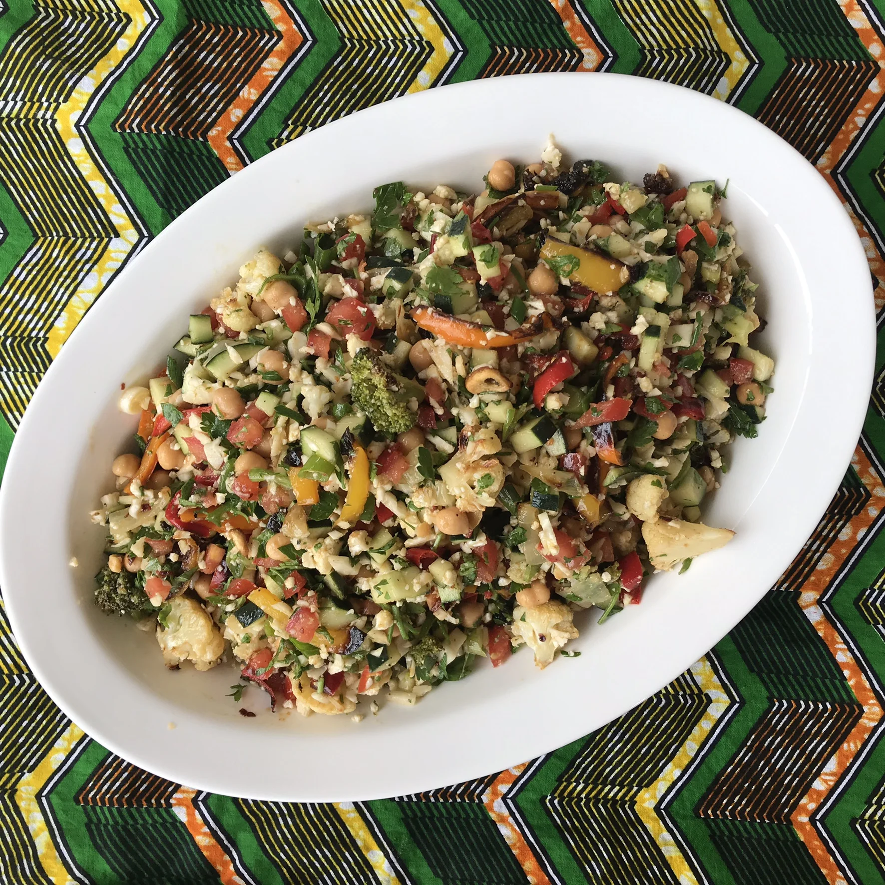 CHICKPEA & CAULIFLOWER TABBOULEH SALAD