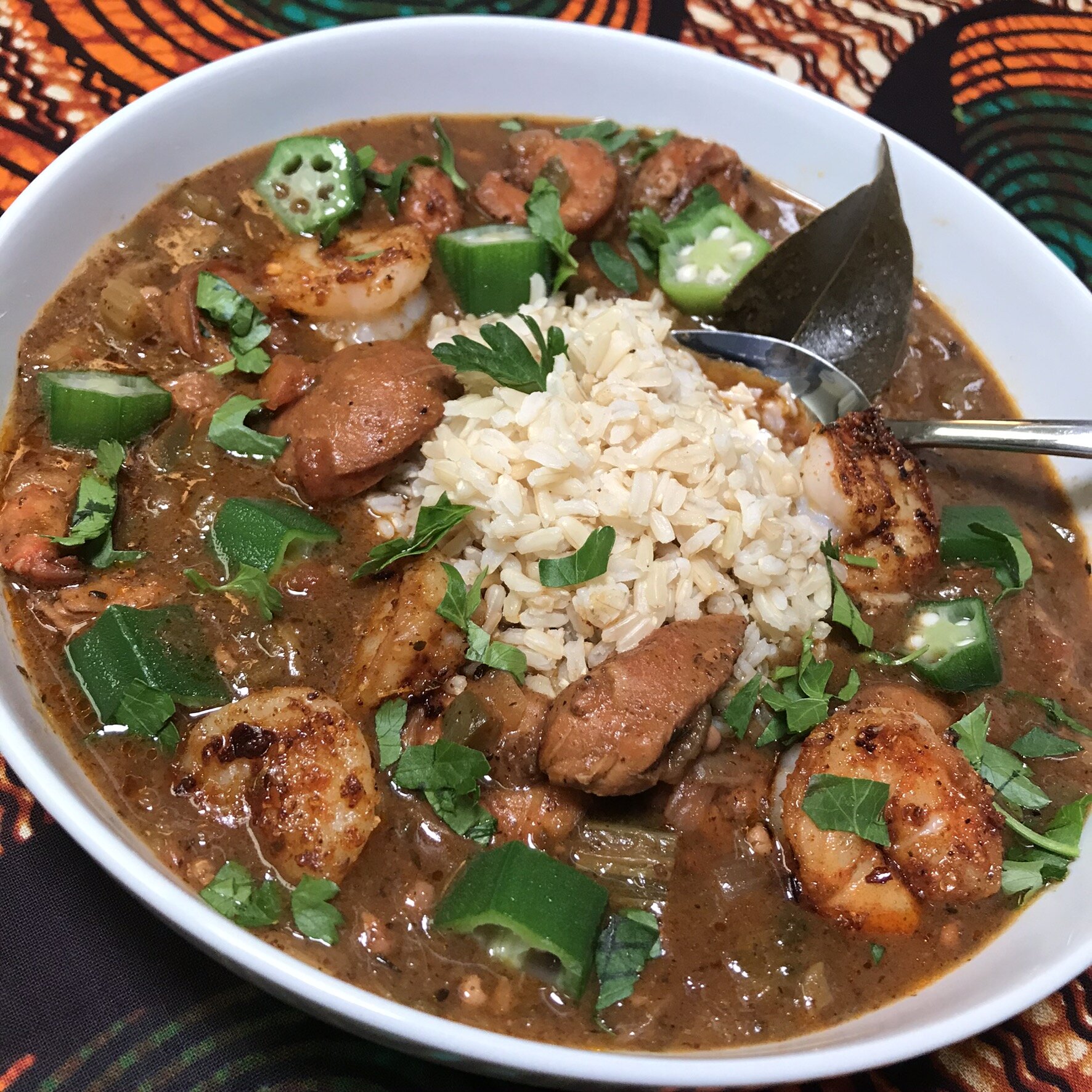 CHICKEN & SHRIMP GUMBO
