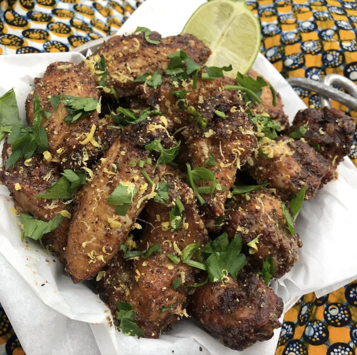ROASTED GARLIC SMOKY LEMON PEPPER WINGS