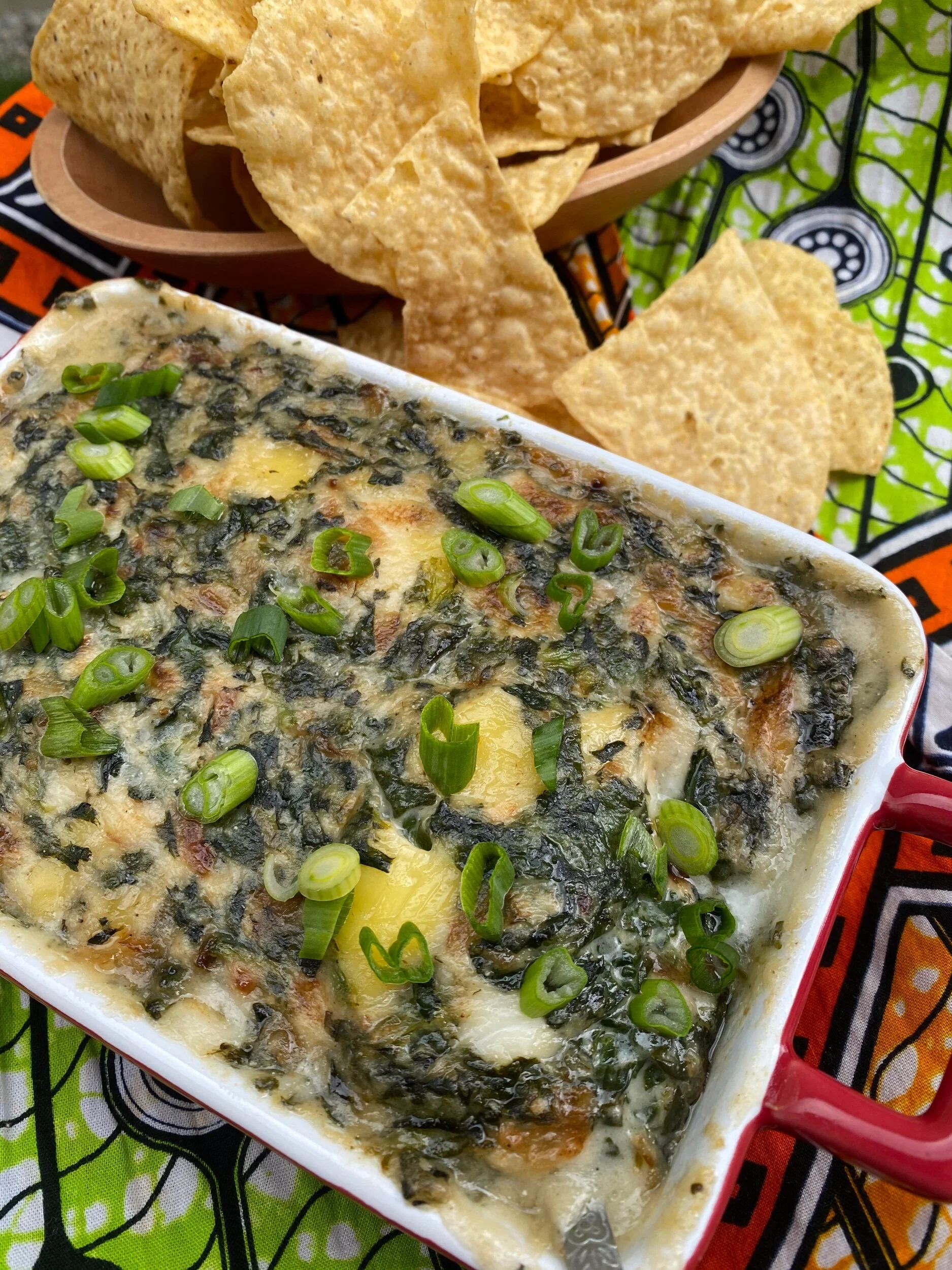 HOT SPINACH DIP - Plant Based