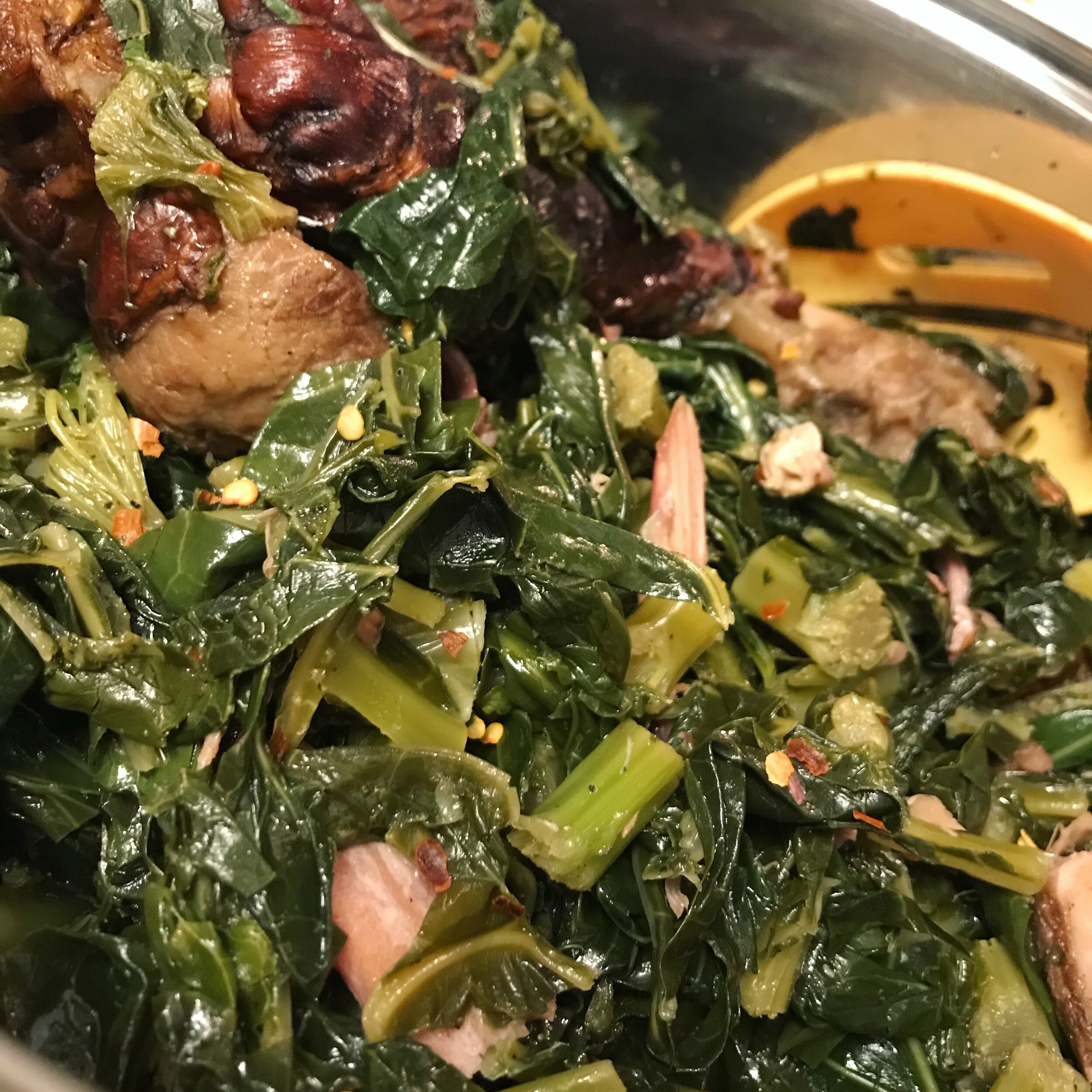 SMOKY BRAISED GREENS