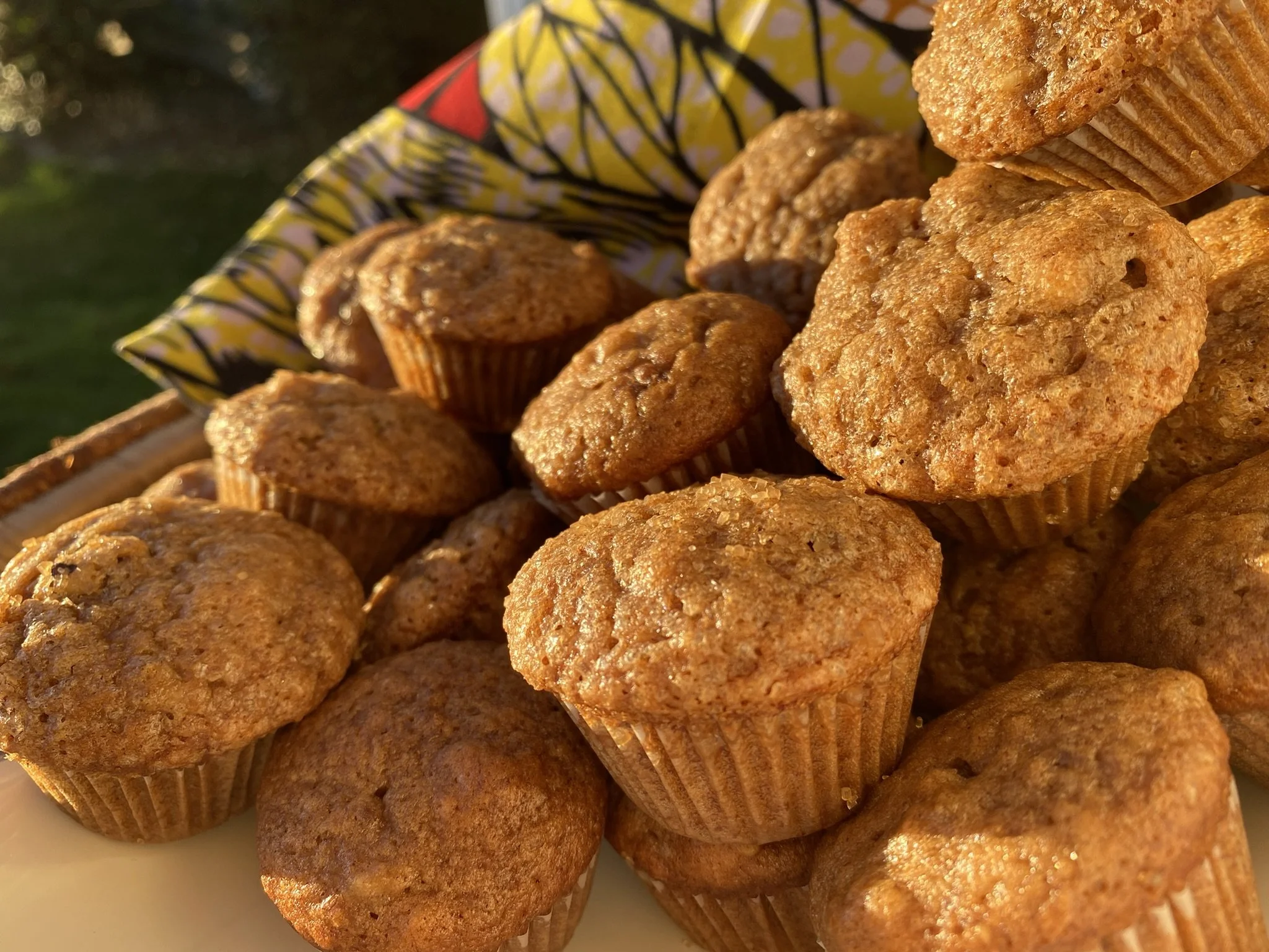 BANANA BREAD MINI MUFFINS - Plant Based