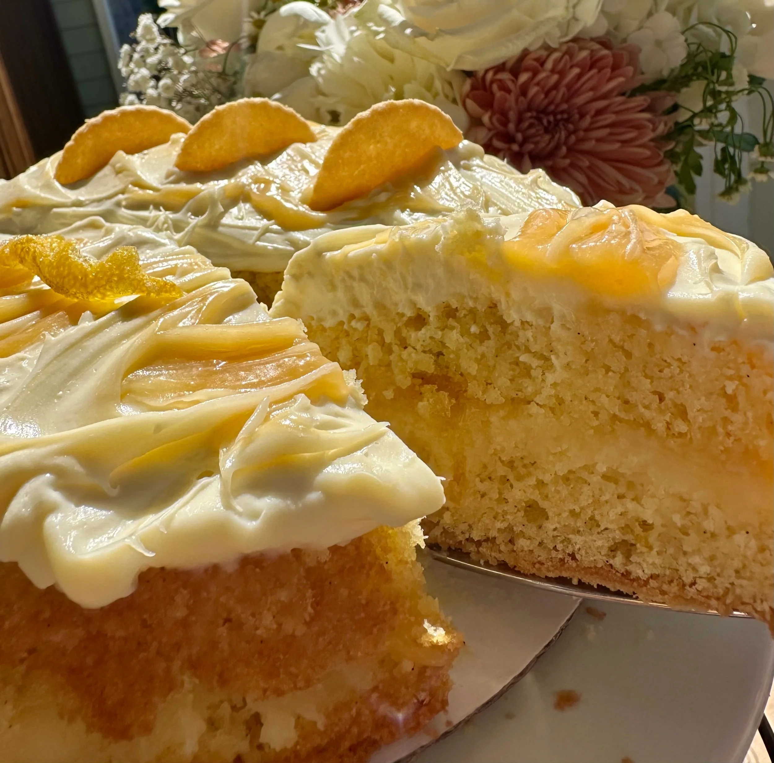 LIMONCELLO VANILLA BEAN TIRAMISU CAKE