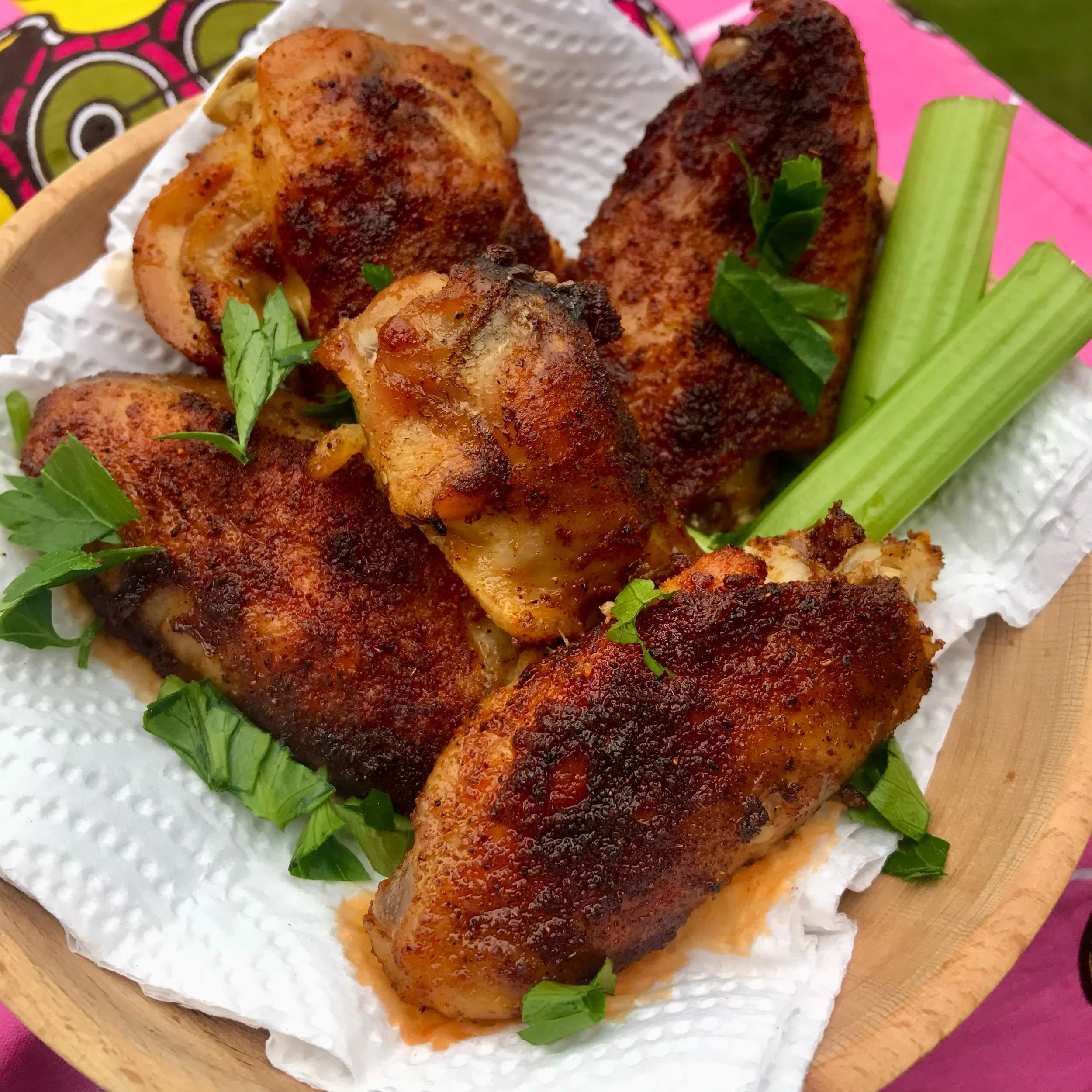 BLACKENED CHICKEN WINGS