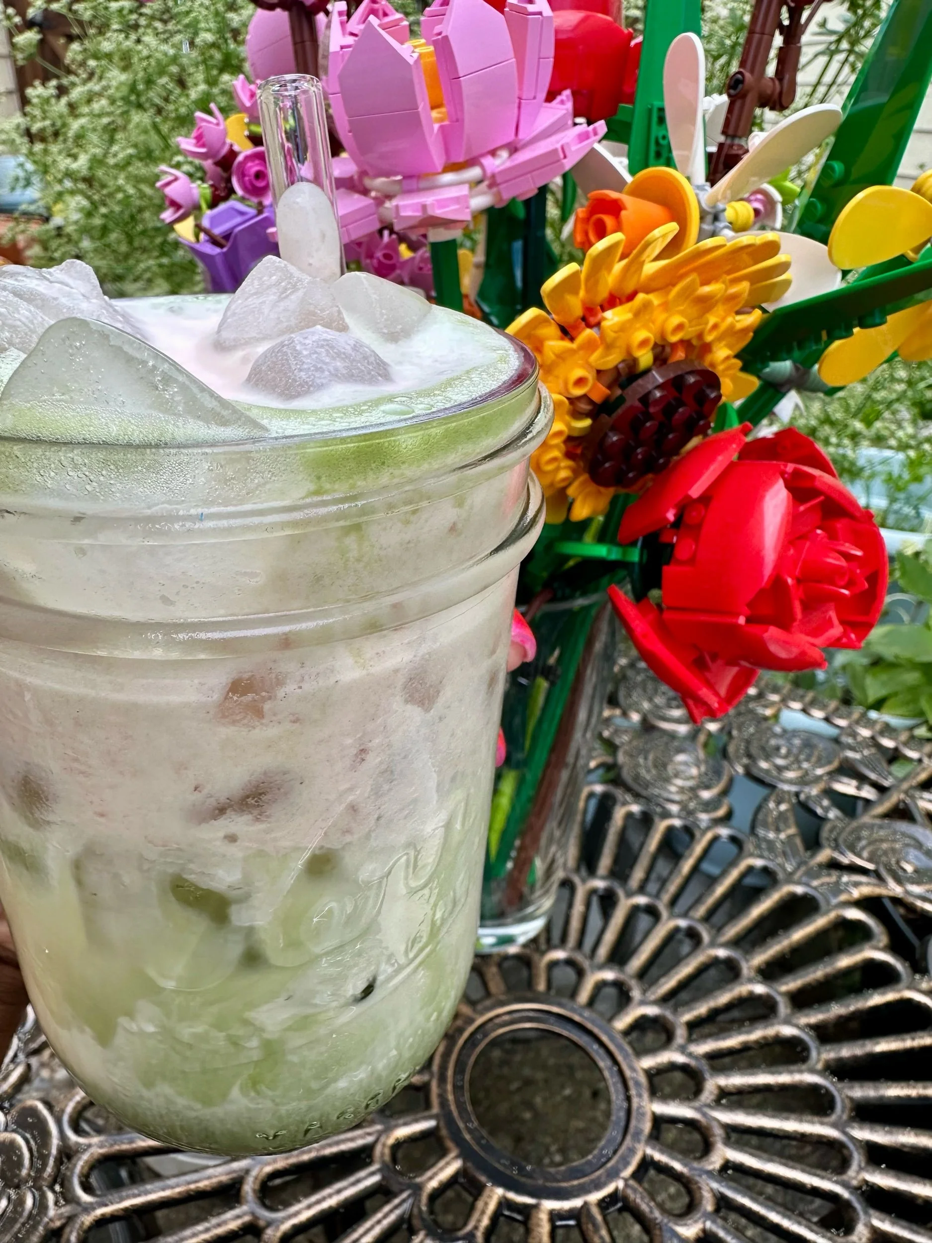 STRAWBERRY MATCHA LATTE