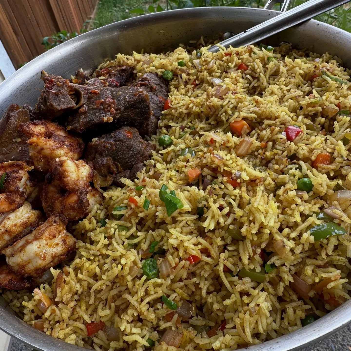 NIGERIAN STYLE FRIED RICE 🇳🇬 | The way I&rsquo;ll throw this together quick, fast, &amp; in a hurry! Check out the recipe on the site!