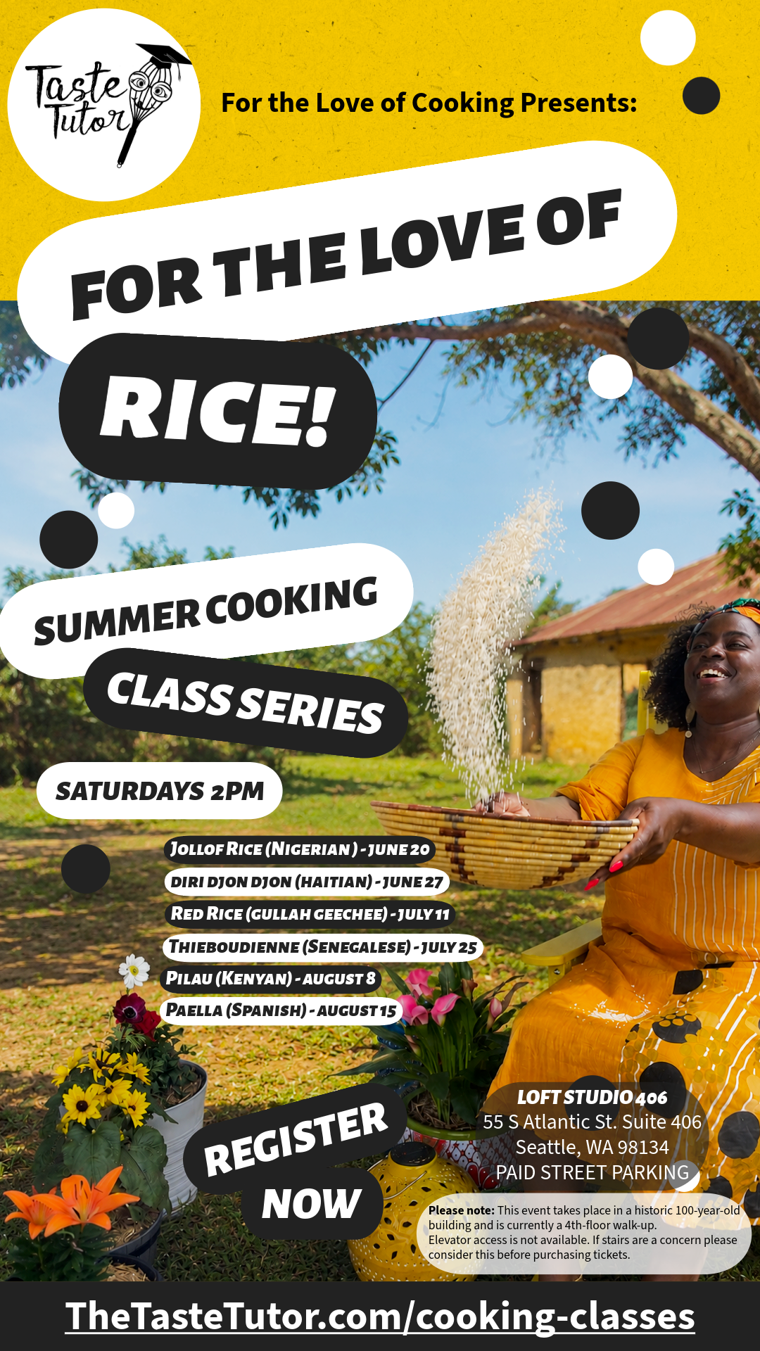Cooking Class - For the Love of Rice! - Gullah Geechee Red Rice