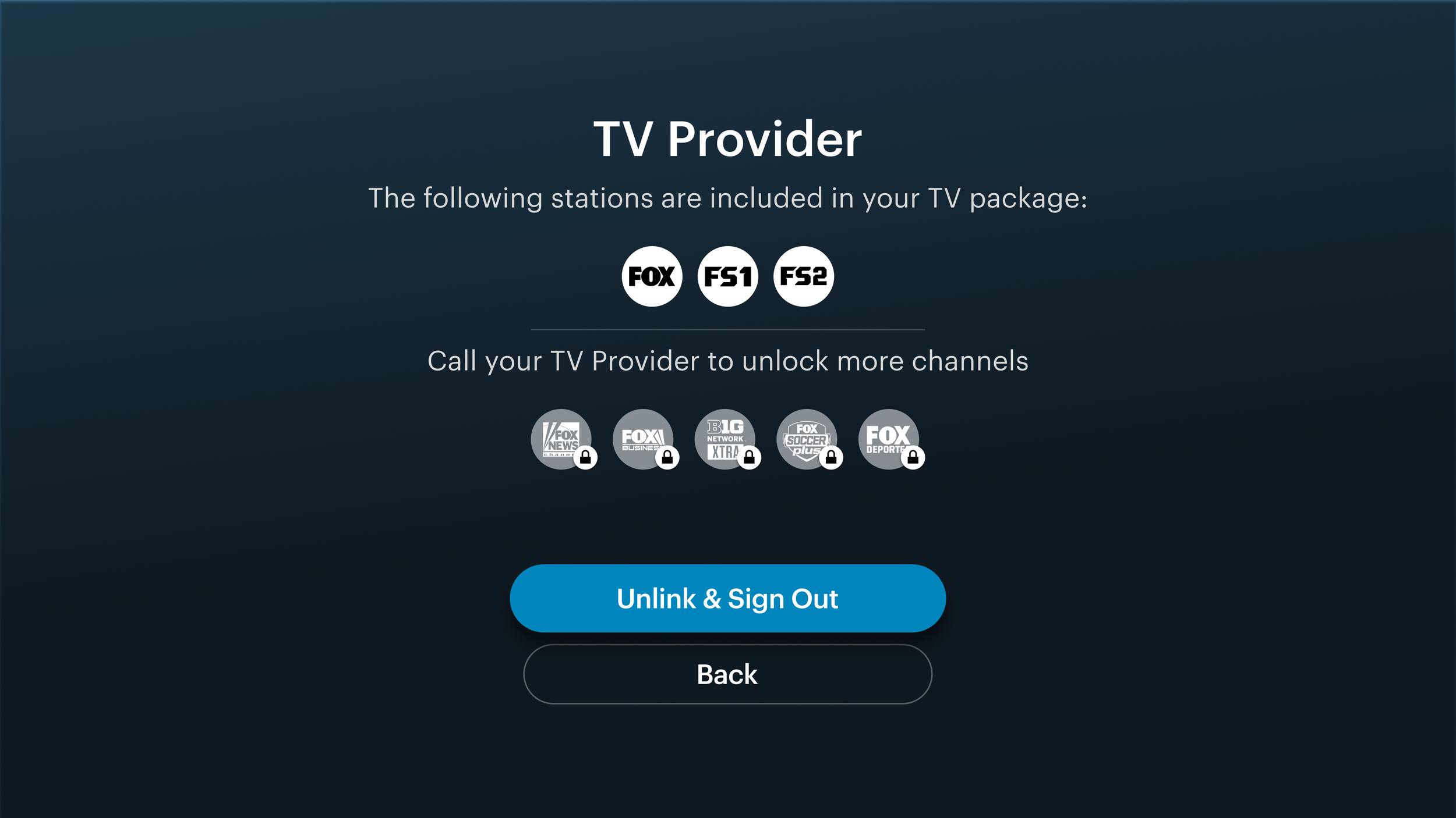 FOX_LR_SETTINGS_TV Provider_Limited Access.png