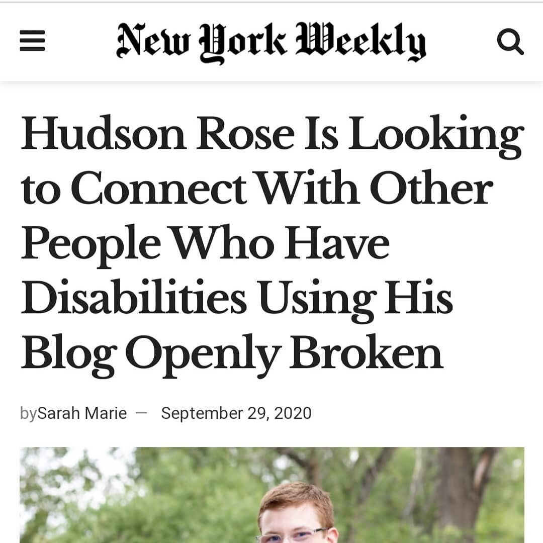 Huge shout out to... New York weekly, Chicago journal, LA wire.

 Chicago journal
https://thechicagojournal.com/hudson-rose-is-creating-an-inclusive-atmosphere-for-everyone-with-a-challenge/

New York weekly
https://nyweekly.com/business/hudson-rose-