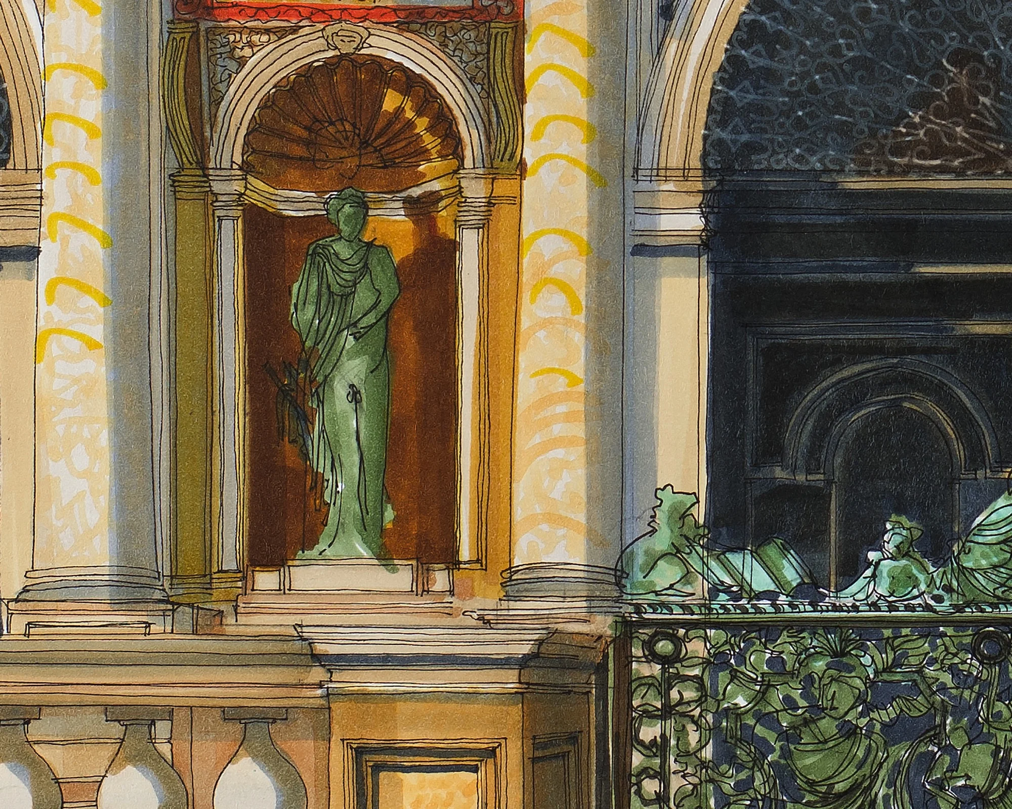 The Loggetta del Sansovino, Venice, Fine Art by Desmond Freeman