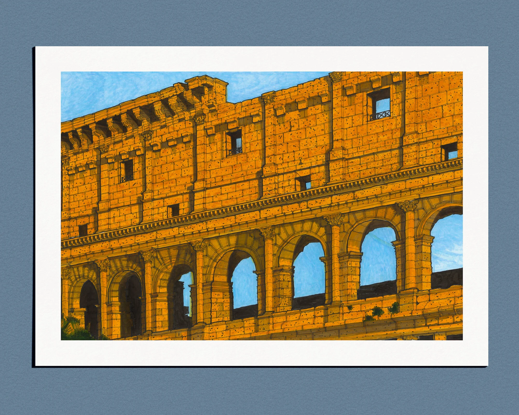 Sunset on the Colosseum, Rome