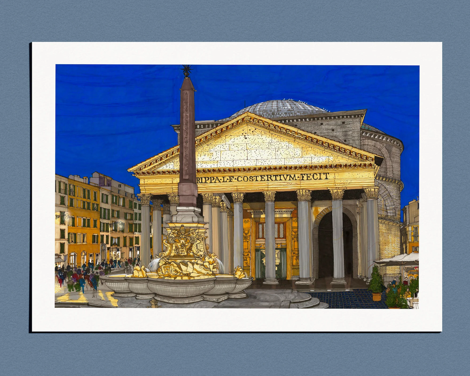Pantheon at Night, Rome