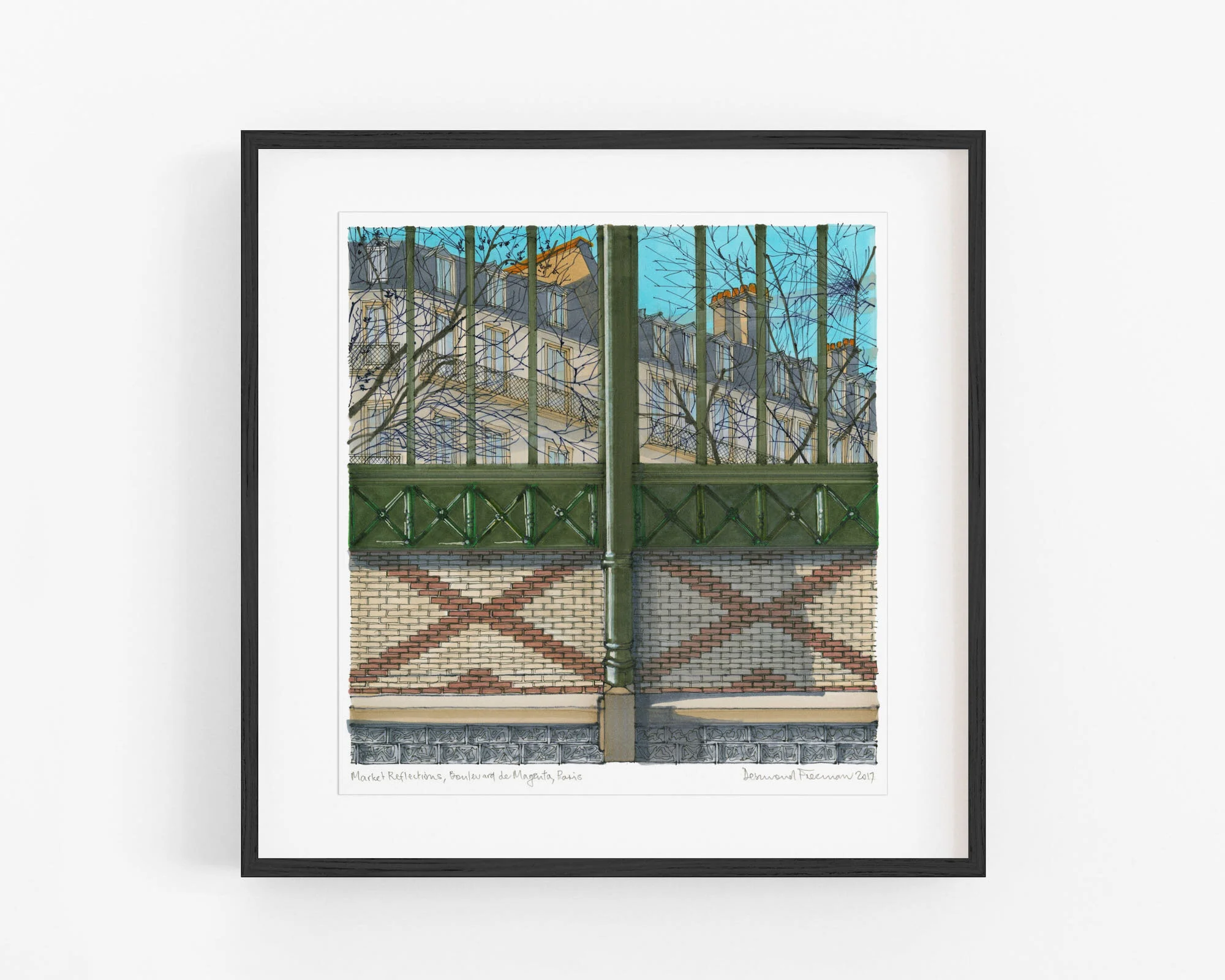 Market Reflections, Boulevard de Magenta, Paris, 2019