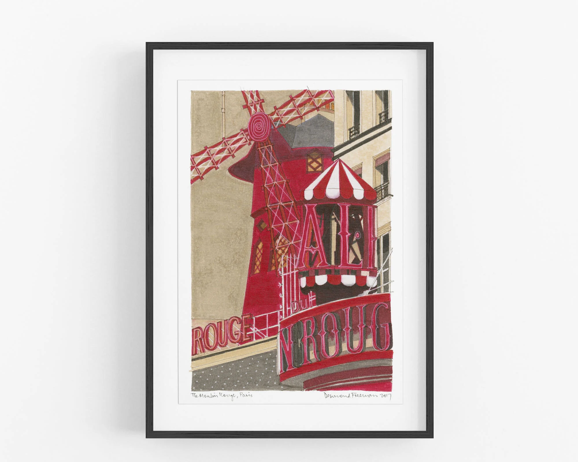 The Moulin Rouge, Paris, 2019