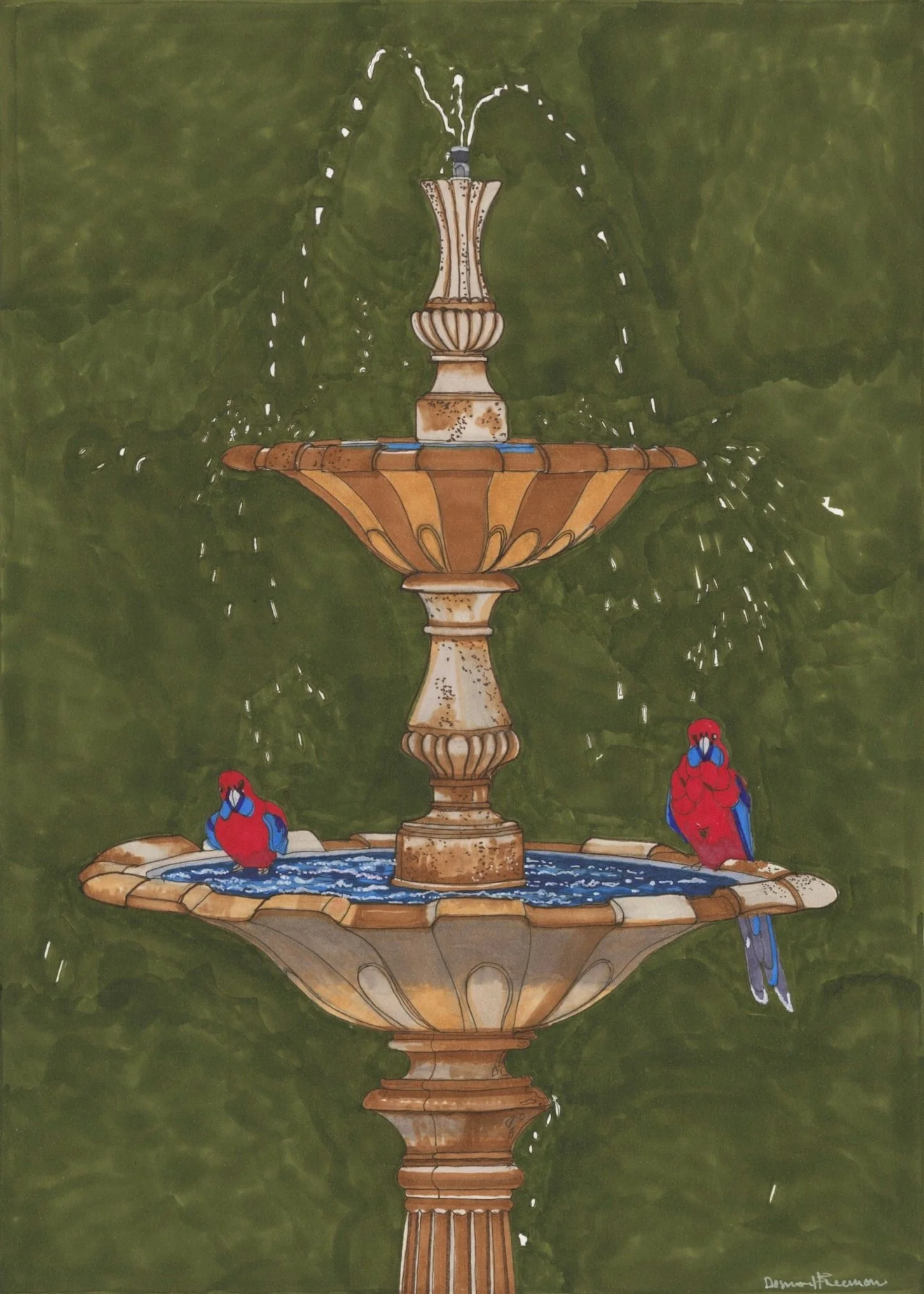 Taking a Bath, Retford Park, Bowral